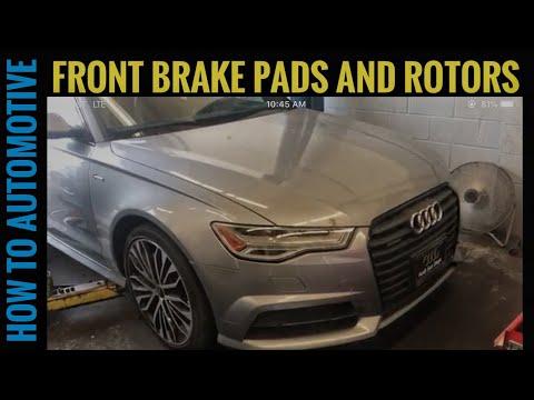 Replace the Front Brake Pads and Rotors on a 2012-2018 Audi A6 C7