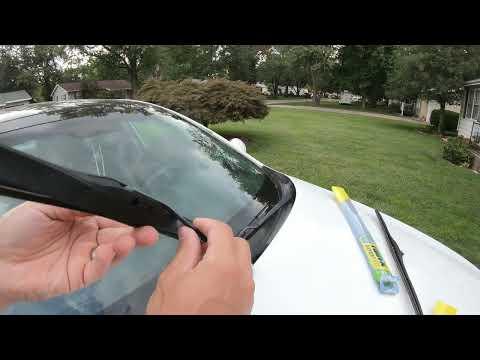 How to Replace Front Windshield Wiper Blades on a 2014 Kia Optima