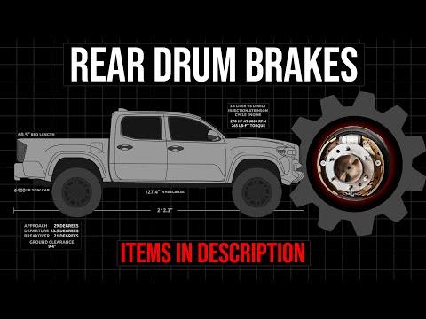 How to Replace Rear Brake Shoes on a 2005-2023 Toyota Tacoma