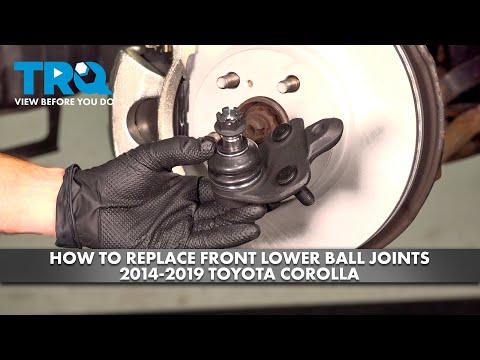 How to Replace Front Lower Ball Joints 2014-2019 Toyota Corolla