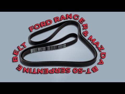How To Change the Serpentine / Drive Belt on a Mazda BT-50 or Ford Ranger || 4WD Maintenance