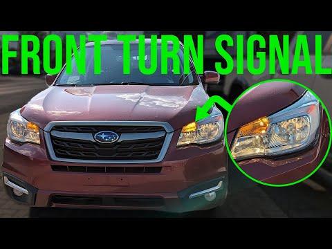 How to Replace Front Turn Signal Bulb - Subaru Forester (2014-2018)