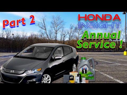 Honda insight annual service, Air filter change, air flow sensor replacement, step by step guide.