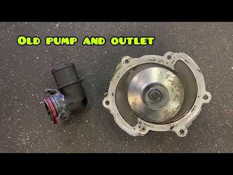 How To GMC Water Pump Replacement/2010 Cadillac SRX/GMC Acadia Water Pump Removal And Replacement