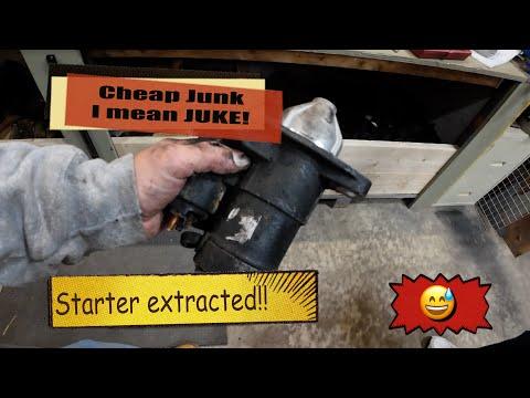 How to Replace the Starter Motor on a 2016 Nissan Juke (1.6L)
