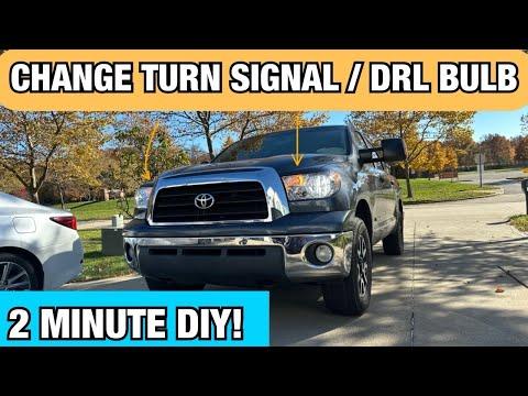 How to Replace Front Turn Signal Bulbs on a 2018 Toyota Tundra (Step-by-Step)