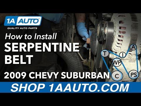 How to Replace the Serpentine Belt on a 2008 Chevrolet Suburban 1500