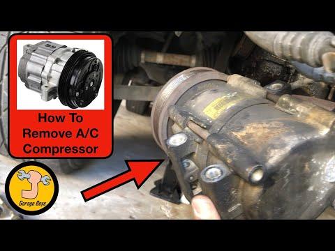 How To Remove A/c Compressor On Ford Escape And Mazda Tribute