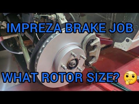 5th Gen Impreza (2017-2023) - Brake rotor size info + pad & rotor how-to