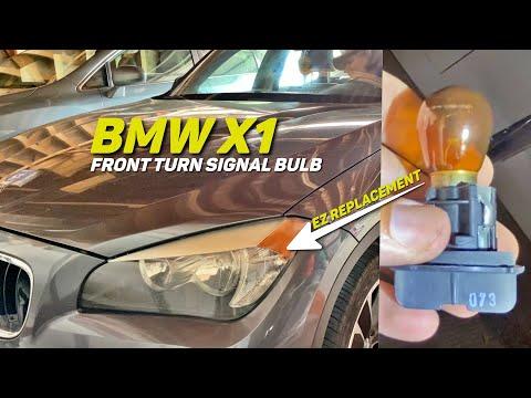 How to Replace the Front Turn Signal Bulb on a 2016 BMW X1 (Halogen or LED)