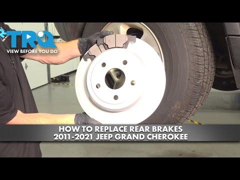 How to Replace Rear Brakes 2011-2021 Jeep Grand Cherokee