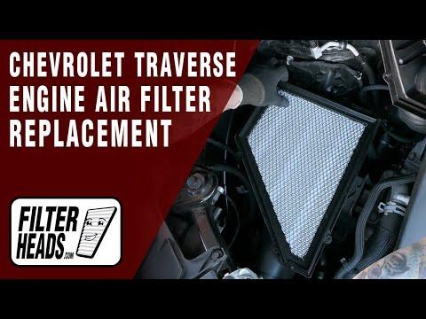 How to Replace Engine Air Filter 2020 Chevrolet Traverse 3.6L V6 | AF3212, TA41392