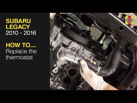 How to Replace the Thermostat on a 2016 Subaru Legacy (FB25)