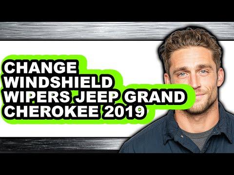 How To Change Windshield Wipers Jeep Grand Cherokee 2019 - Step By Step