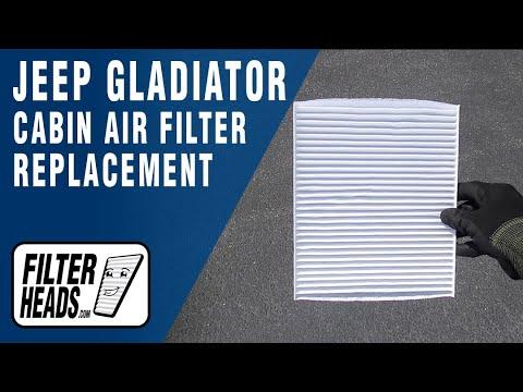 How to Replace the Cabin Air Filter on a 2021 Jeep Gladiator (Step-by-Step)