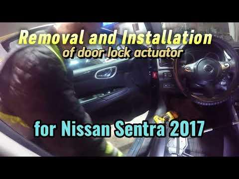 How to Replace the Front Door Lock Actuator on a 2017 Nissan Sentra