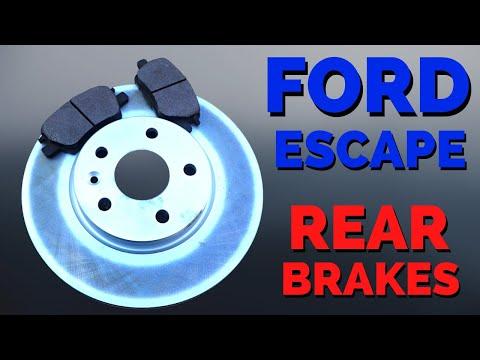 How To Replace Rear Brakes : Ford Escape 2013-2019
