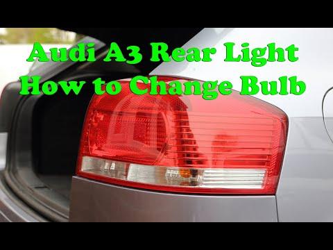 How to Replace Taillight Bulbs on a 2016 Audi A3 (Outer & Inner Rear Lamps)