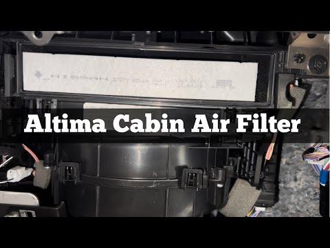 How To Change A 2019 - 2022 Nissan Altima Cabin Air Filter - Remove Replace A/C AC Filter Location