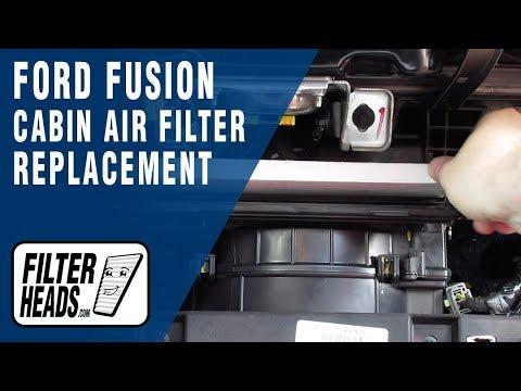 How to Replace Cabin Air Filter 2016 Ford Fusion | AQ1227