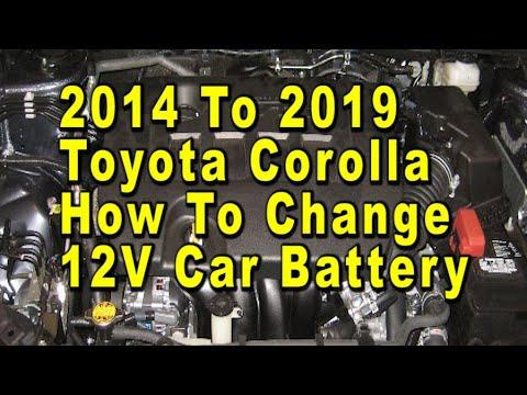How to Replace the 12V Battery on a 2014 Toyota Corolla (Group 35)