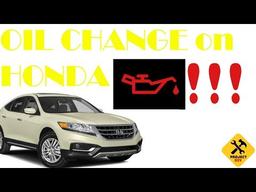 How to Change Oil on Honda Accord Crosstour.