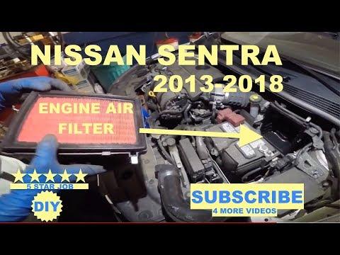How to Replace the Engine Air Filter on a 2017 Nissan Sentra