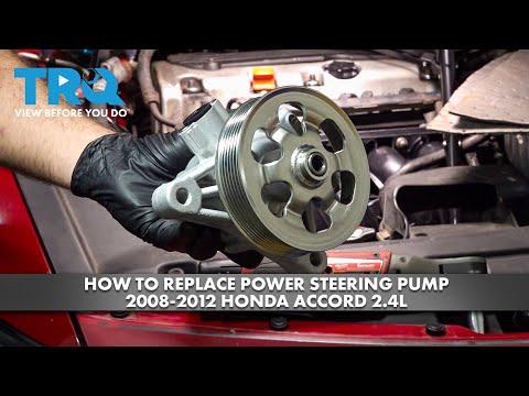 How to Replace Power Steering Pump 2008-2012 Honda Accord 2.4L