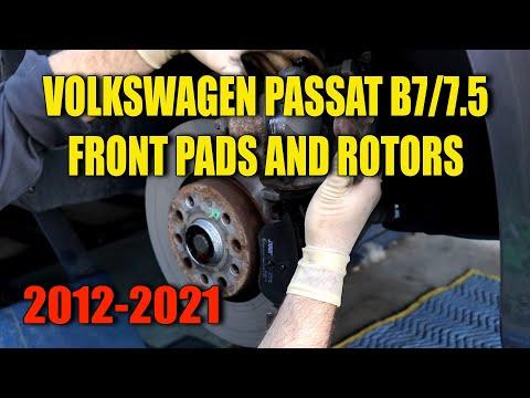 How to Replace Front Brake Pads and Rotors on a 2018 Volkswagen Passat