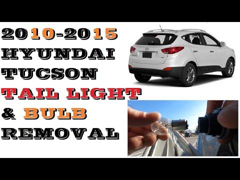 How to Change replace Tail light bulbs in Hyundai Tucson IX35 2010-2015
