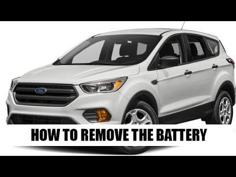 How to Replace the 12V Battery on a 2015 Ford Escape (Group 96R/H6)
