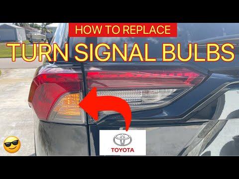 How to Replace Rear Turn Signal Bulbs on a 2012-2014 Toyota RAV4 (Trim: Hybrid LE)