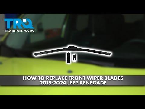 How to Replace Front Wiper Blades 2015-2024 Jeep Renegade