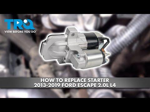 How to Replace Starter 2013-2019 Ford Escape 2.0L L4