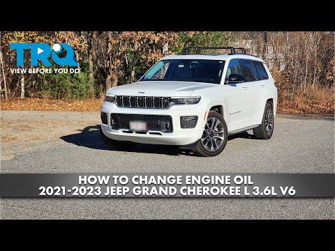 How to Change Engine Oil 2021-2023 Jeep Grand Cherokee L 3.6L V6