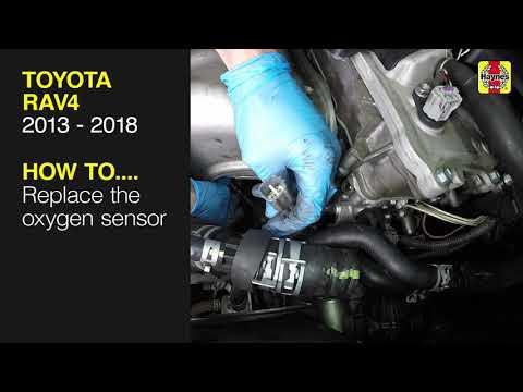 How to Replace the oxygen sensor on the Toyota RAV4 2013 to 2018