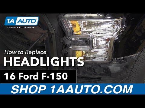 How to Replace Headlights 15-16 Ford F-150