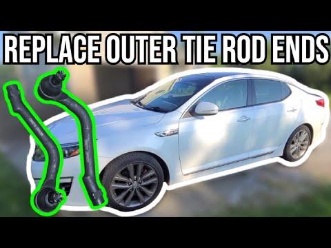HOW TO REPLACE OUTER TIE ROD ENDS ON KIA OPTIMA | HYUNDAI | 2.0L | 4 CYLINDER | DIY | FULL PROCESS