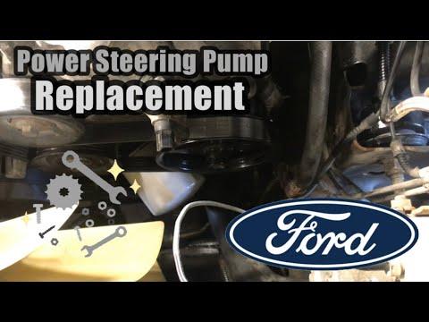 Ford F-150 Power Steering Pump Remove And Replace.