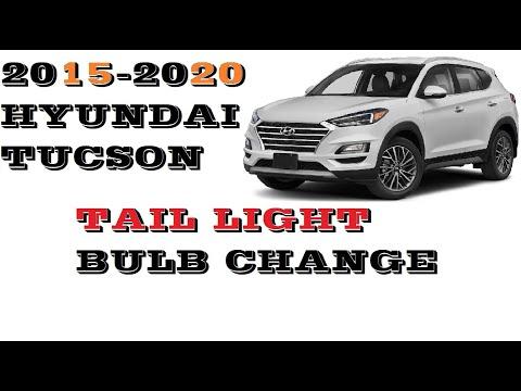 How to replace change Tail light Bulbs Hyundai Tucson 2015-2020