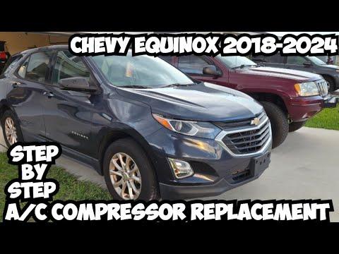 How to Replace the A/C Compressor on a 2020 Chevrolet Blazer (R-1234yf or R-134a)