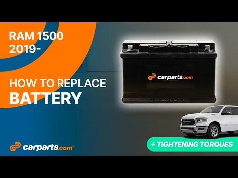 How to replace the Battery 2019 - 2025 5.7 RAM 1500 ⚡