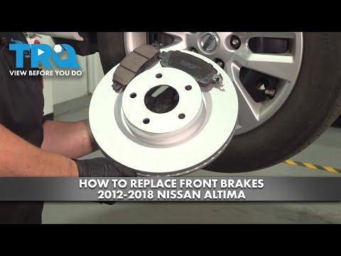 How to Replace Front Brakes 2012-2018 Nissan Altima
