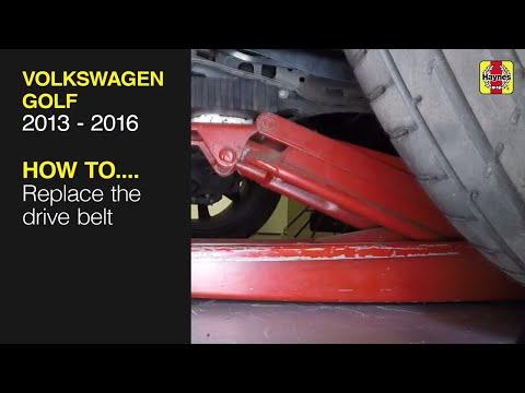 How to Replace the Serpentine Belt on a 2016 Volkswagen GTI