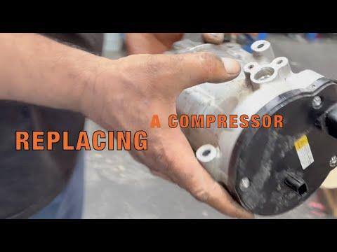 P0AA6-49 | P1C7C-49| TOYOTA CAMRY HYBRID 2019.. Replacing an A/C Compressor