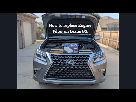 How to replace Engine Air Filter on Lexus GX460 | No tools necessary