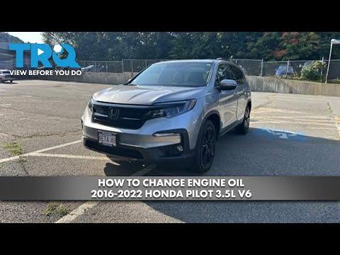 How to Change Engine Oil and Filter on a 2012-2022 Honda Pilot (Trim: EX | Engine: V6 3.5L)