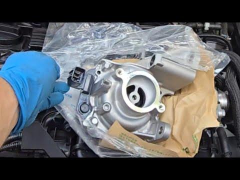 TOYOTA COROLLA E210 12TH GEN, COOLANT WATER PUMP & THERMOSTAT HOW TO CHANGE SERVICE REPLACE GUIDE