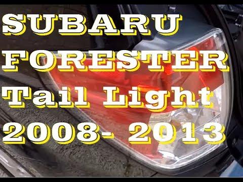 How to replace Tail light bulbs in Subaru forester 08-13