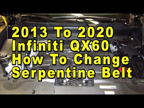 How to Replace the Serpentine Belt on a 2016 INFINITI QX60 (Step-by-Step)